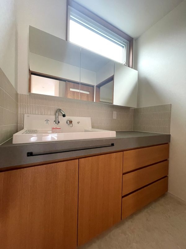 新潟市 注文住宅 造作洗面